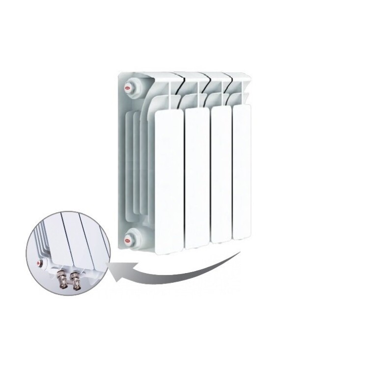Радиатор биметаллический RIFAR Base Ventil 350 - 4 секции нижнее правое подключение