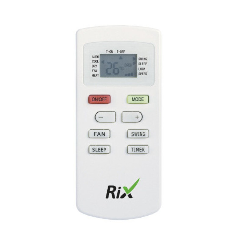 Настенный кондиционер Rix Prime Plus (I/O-W018PA)