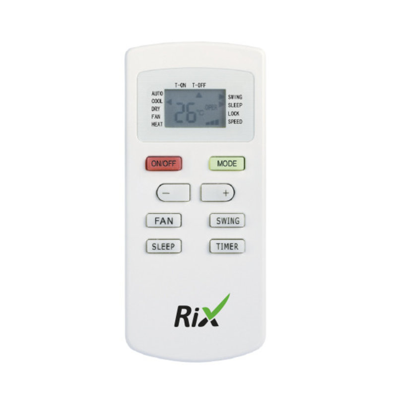 Настенный кондиционер Rix Prime Plus (I/O-W24PA)