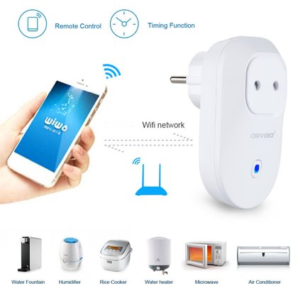 New-EU-Plug-Smart-Wifi-Remote-Control-Electrical-Sockets-Plugs-Switches-Wire-Wireless-Connector-Power-Outlet