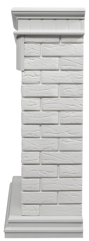 Камин электрический Electrolux Bricks 25 (камень белый, белая эмаль) + EFP/P-2520LS